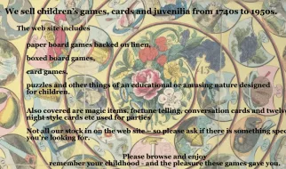 Click on this image to take you to our website specialising in antique card and tabel games